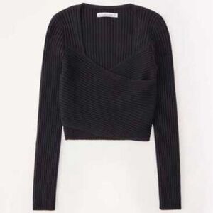 Abercrombie luxeloft wrapped sweater